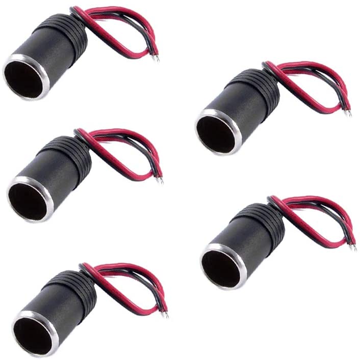 Ổ cắm tẩu sạc đầu cái trên ô tô 12v-24v 10a, tẩu cho camera hành trình trên xe hơi
