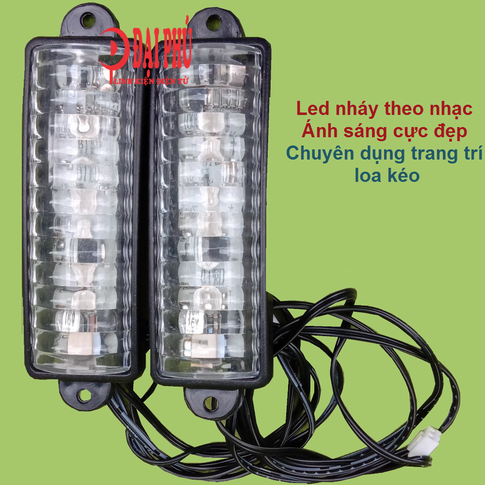 [HCM]Led nháy theo nhạc cho loa kéo (1 cặp)