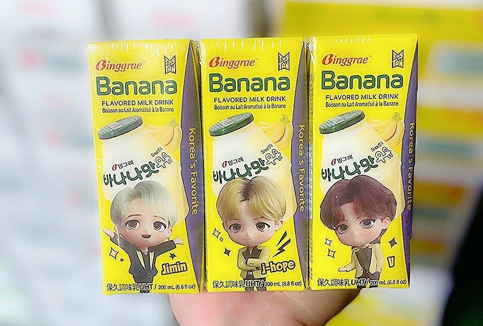 Lốc 6 Hộp Sữa Chuối Banana Milk Binggrae Hàn Quốc - Lốc 6 Hộp