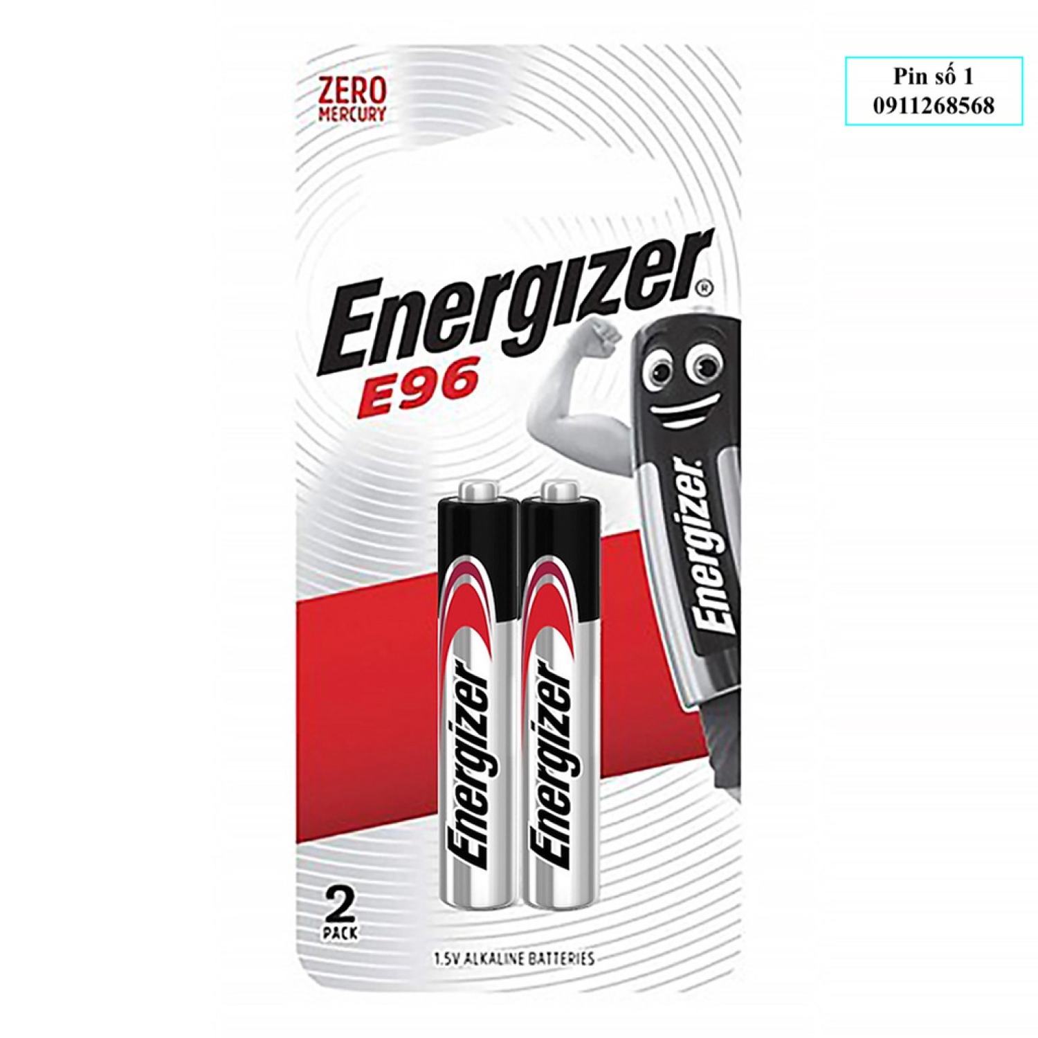 2 viên pin AAAA 4A E96 Energizer dùng cho bút trình chiếu