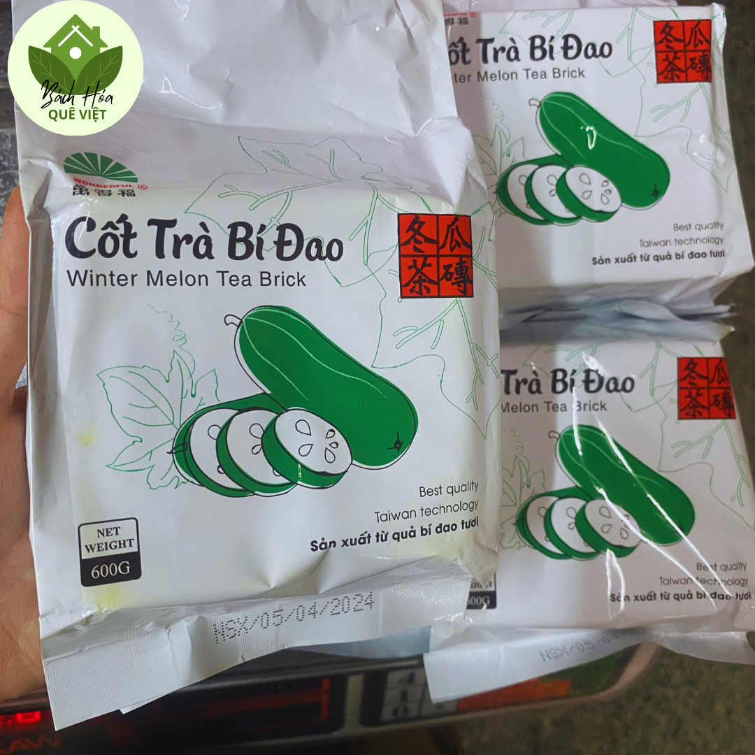 Cốt trà bí đao cô đặc wonderful - winter melon tea - gói 550g - sản xuất từ bí đao tươi