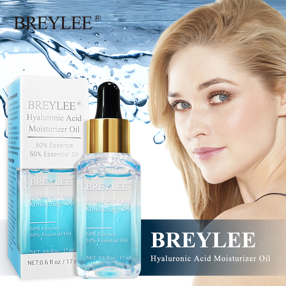 Tinh chất dầu BREYLEE chứa axit Hyaluronic dưỡng ẩm cải thiện da khô giảm nếp nhăn 17ml - INTL