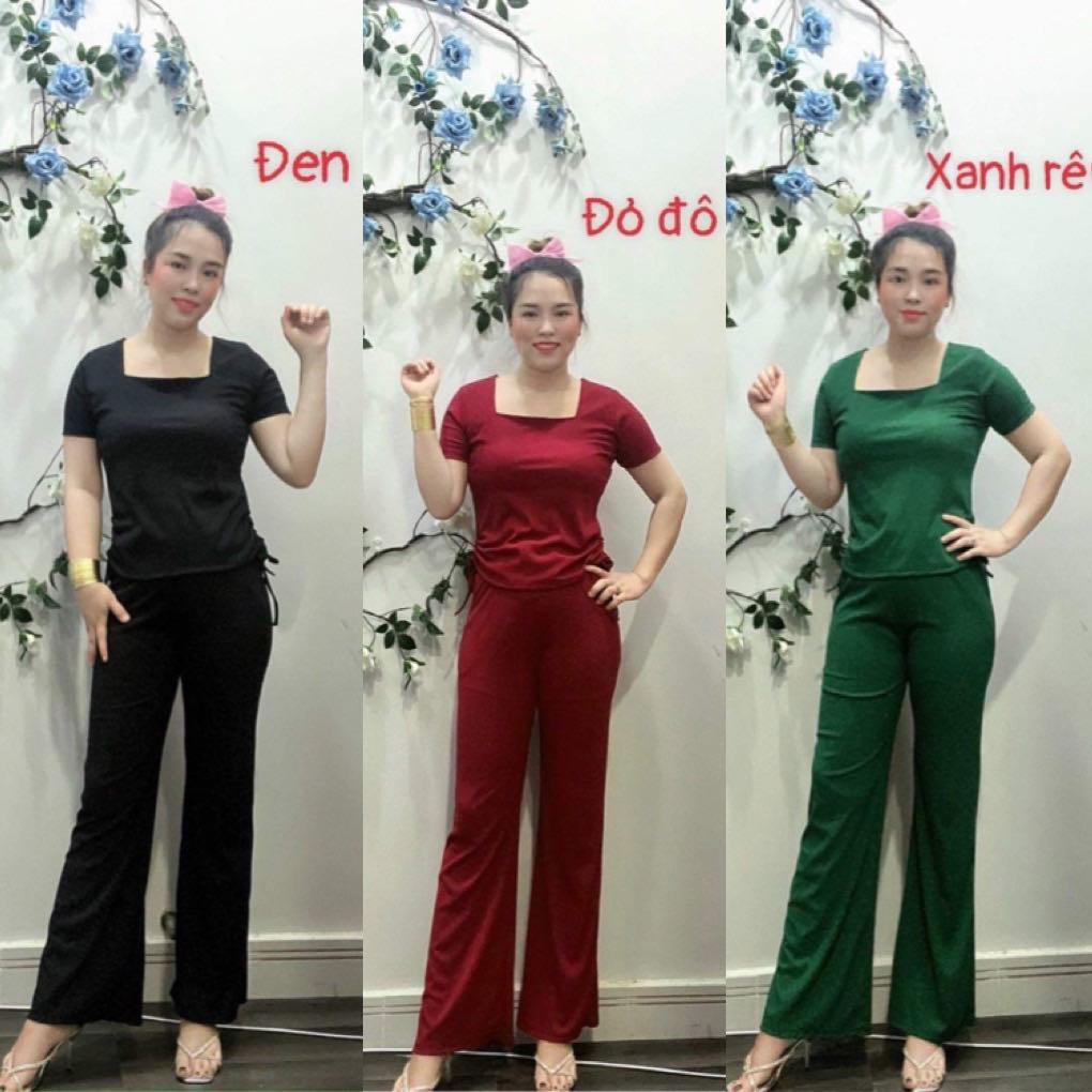 Set bộ thun gân tăm rút dây 2 bên thời trang siêu dễ thương