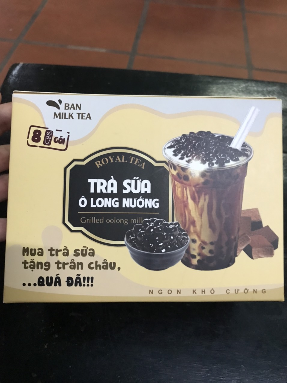 Trà sữa ô long nướng