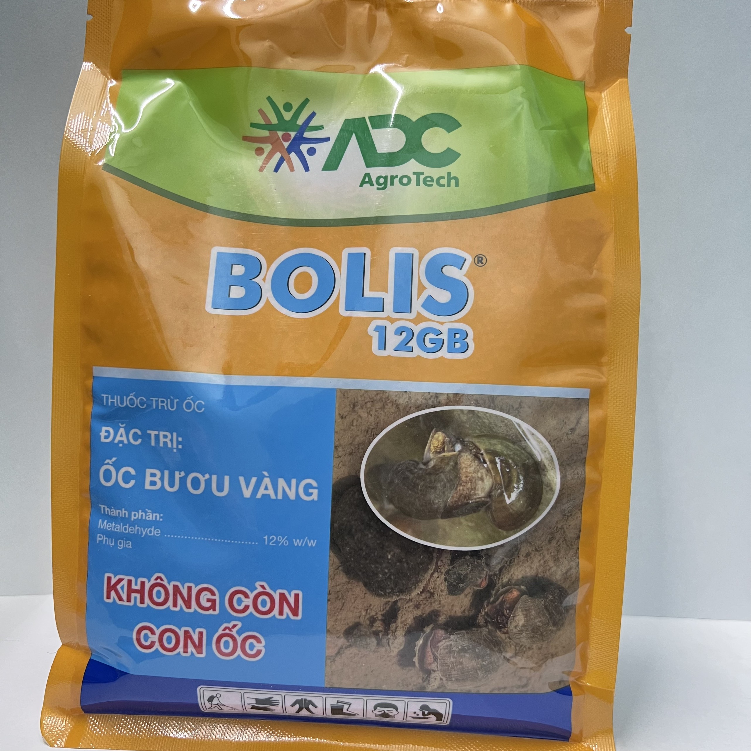 Bả mồi trừ ốc bươu vàng Bolis 12GB Thương hiệu ADC