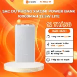 Sạc Dự Phòng Xiaomi Power Bank 10000mAh 22.5W Lite GL | Sạc Nhanh | Sạc Cùng Lúc Nhiều Thiết Bị | Bảo Hành 12 Tháng