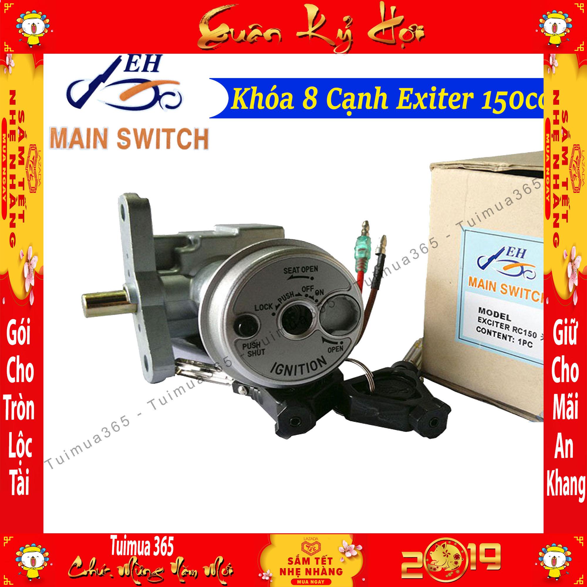 Ổ khóa chống trộm 8 cạnh xe exciter 150