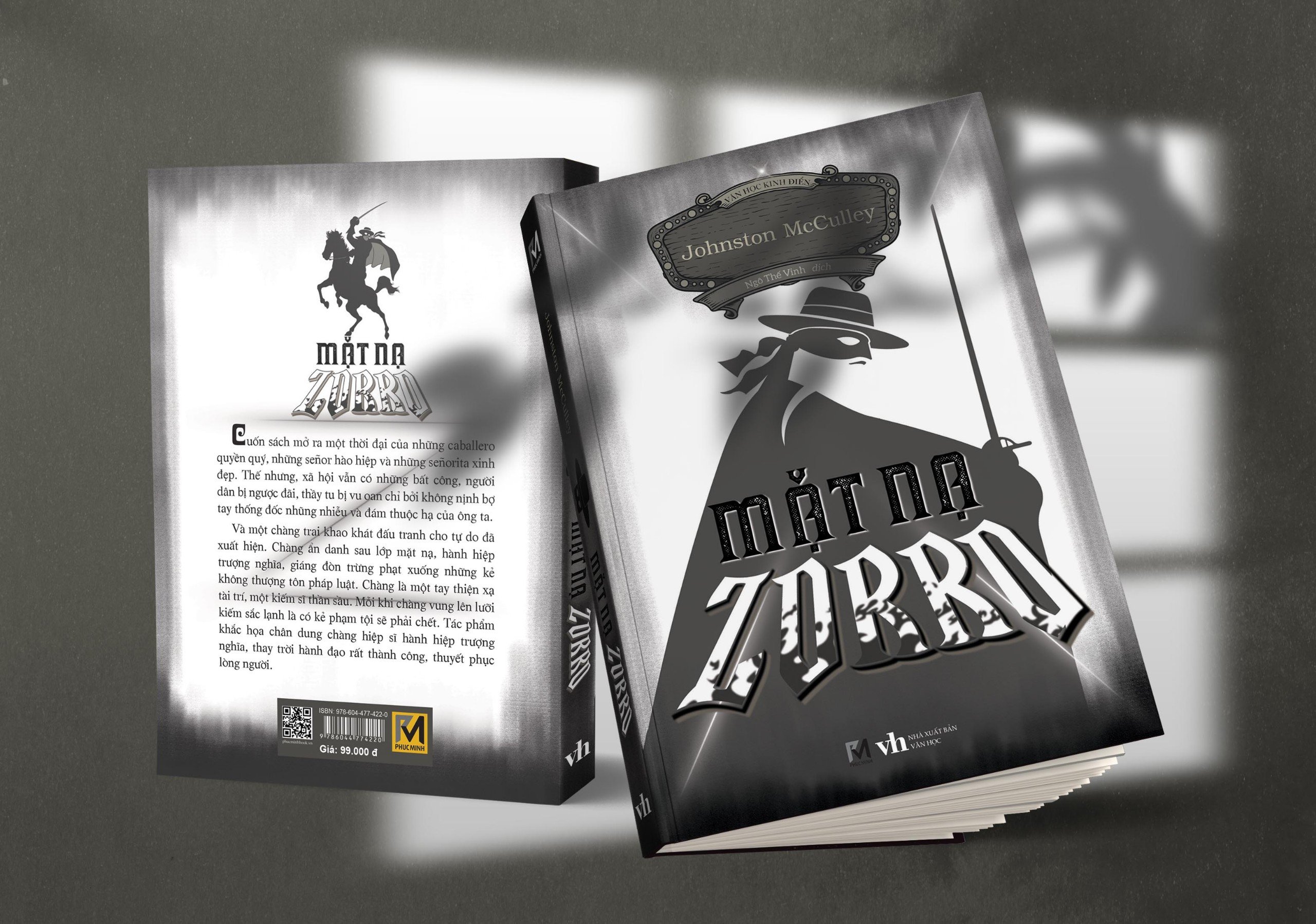 Sách - tiểu thuyết - truyện văn học kinh điển - mặt nạ zorro - phuc minh books