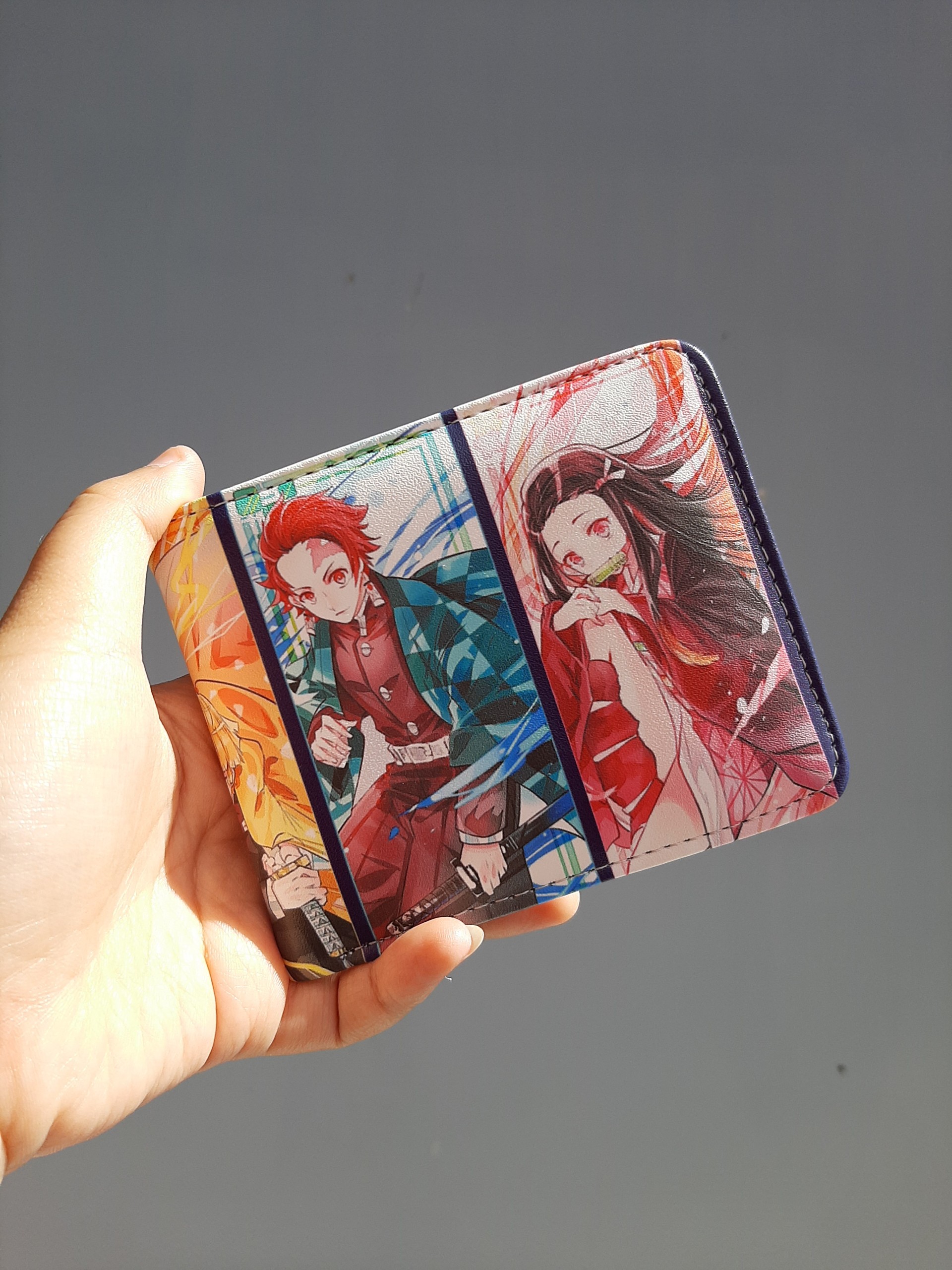 Ví ngắn Anime Kimetsu No Yaiba - B740 - Ví da gấp đôi - Baystore