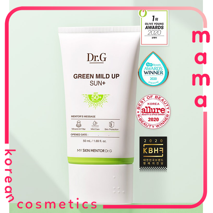 Kem chống nắng cho da nhạy cảm Dr G Green Mild up Sun 50ml