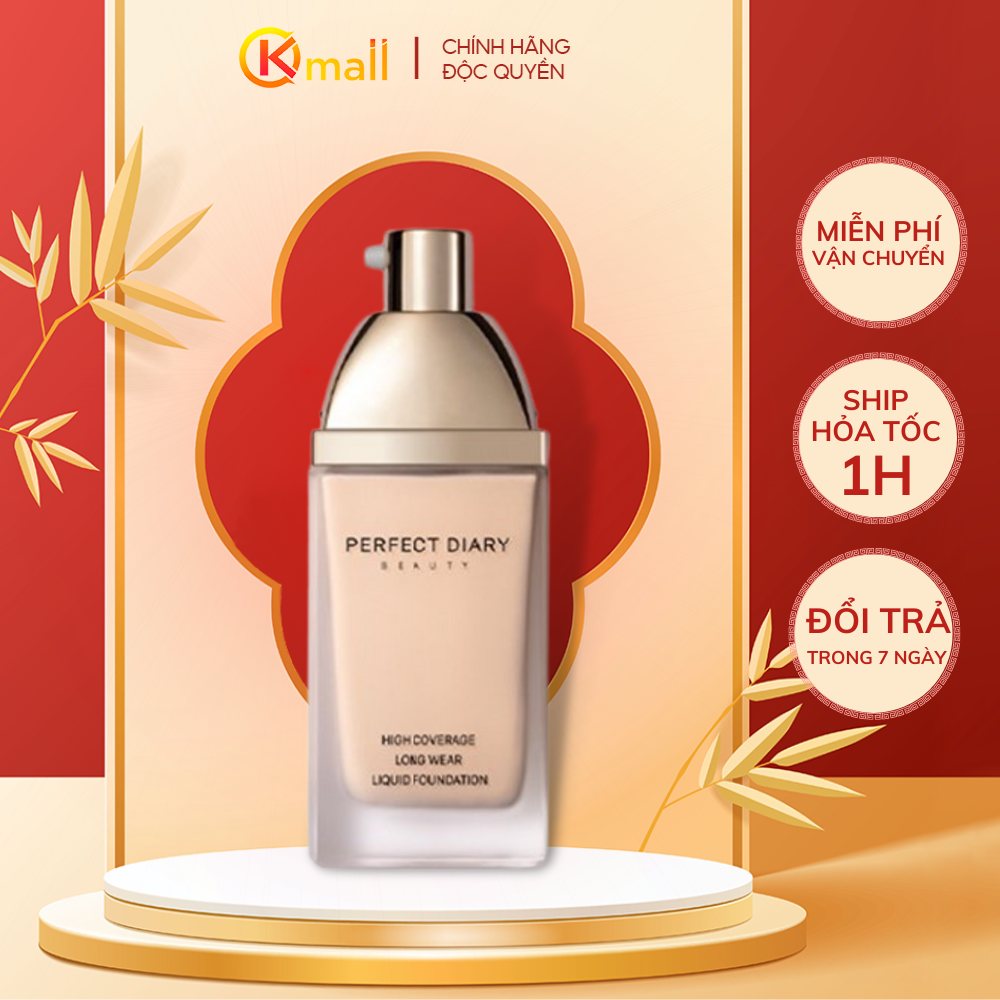 Kem nền Perfect Diary dạng lỏng độ che phủ cao hoàn hảo 30ml