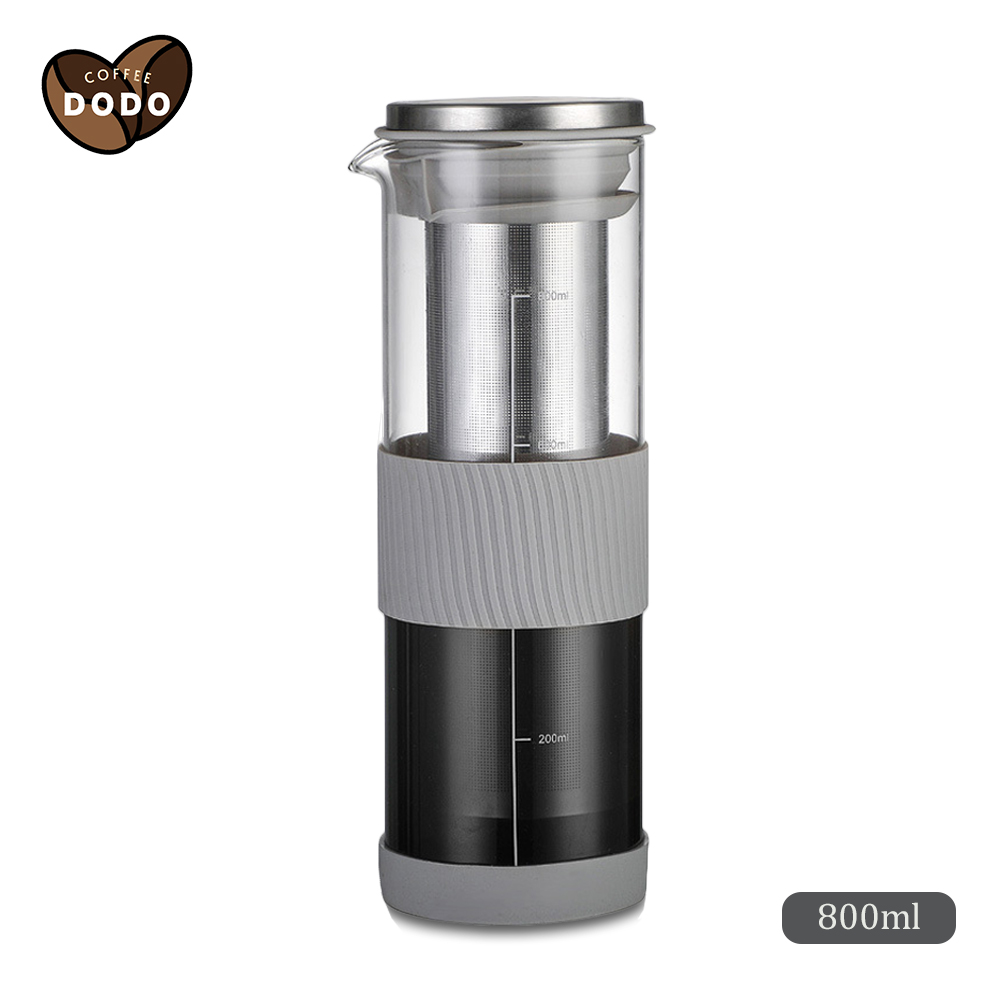 Bình pha cà phê cold brew 800ml bình pha cold brew chất liệu thủy tinh cap cấp Bình ủ cold brew bộ lọc inox 304 pha trà phin pha coffee Cold brew coffee
