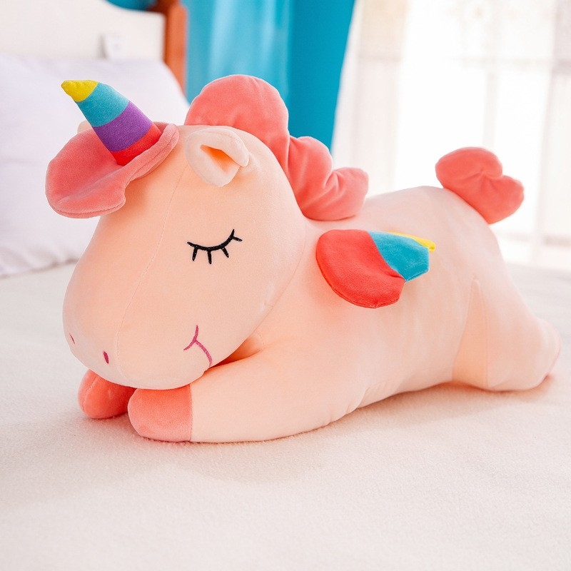 Gối Mền Gấu Bông 3 Trong 1 Hình Unicorn Kỳ Lân Dài 60cm.Gối Mềm Kỳ Lân 3 Trong 1 Siêu Cute Nỉ Nhung Cực Mịn Cho Người Sử Dụng Dễ Chịu Và Thoải Mái