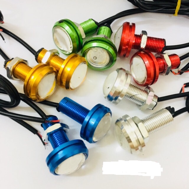 Bộ 2 cái đèn xi nhan cúc áo LED ( HÀNG LOẠI 1 )