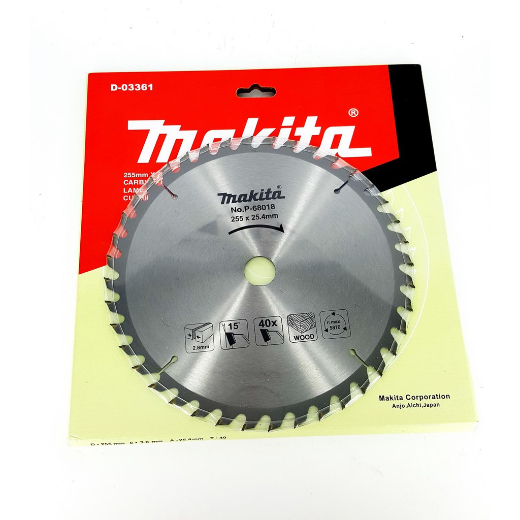 Lưỡi cắt gỗ Makita đường kính 255 mm - 40 răng