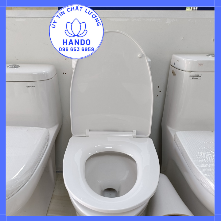 Nắp bồn cầu rơi êm thông minh liền khối.phù hợp với các loại nắp bon cầu toto như sau:ms904,ms688,ms889,ms914