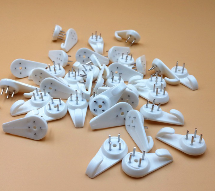 [HCM][Combo 2 móc] Móc Dán Tường Có Đinh Chịu Lực Móc Treo Đồ Không Cần Khoan Tường Móc Đóng Tường Ghim 4 Chân - Treo Đồ Tiện Lợi