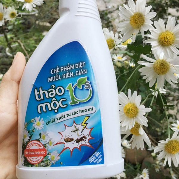 Bình xịt Thảo Mộc 10s Loại 500mL - 100% tự nhiên, diệt kiến, muỗi, gián hiệu quả, an toàn