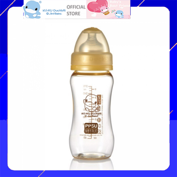 Bình sữa cổ rộng ppsu kuku ku5834 - 280ml