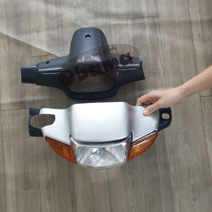 [ 4 món ] Đầu 1 bóng phanh ĐĨA kèm pha đèn (4 món ) xe Wave 110 / Wave thái / Wave ZX, phụ tùng xe máy