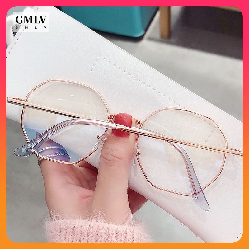 Gmlv mắt kính gọng tròn chống bức xạ phong cách harry potter mắt kính nam kính cận