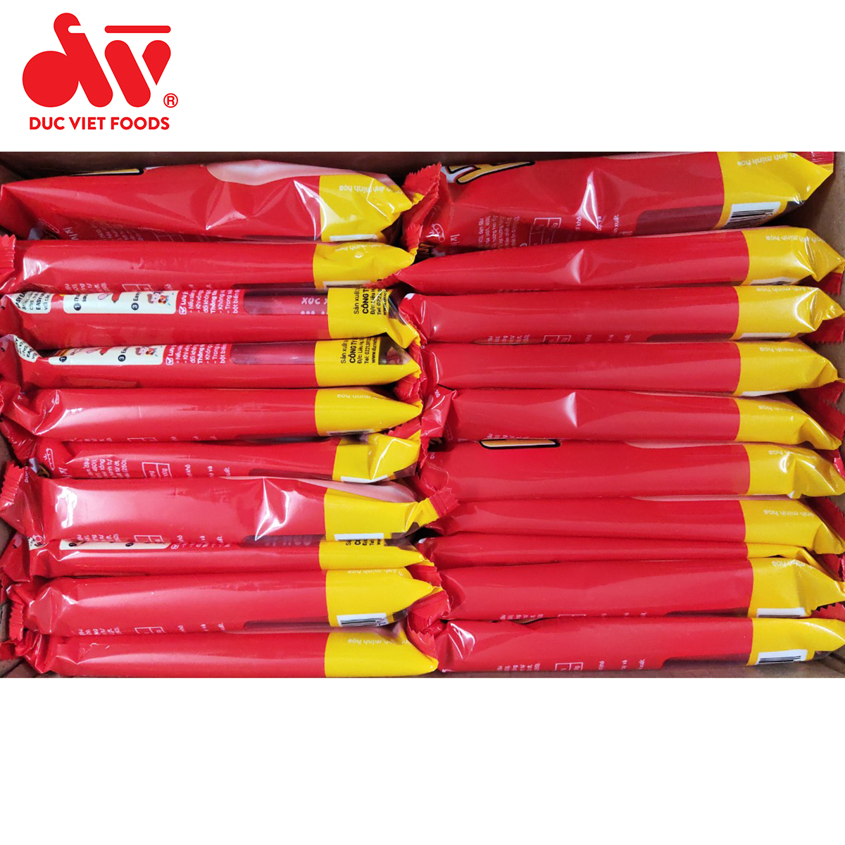 [HCM]Thùng 20 Gói Xúc Xích Tiệt Trùng Handy Đức Việt  Gói 5 Cây x 21g
