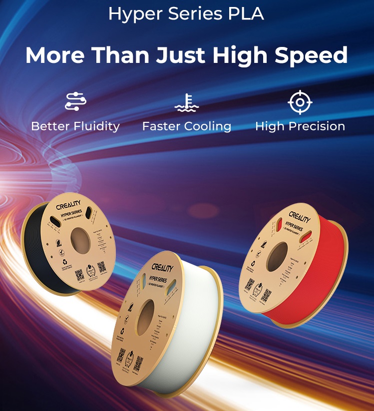 Nhựa in 3d creality hyper series pla filament 1.75mm 1kg