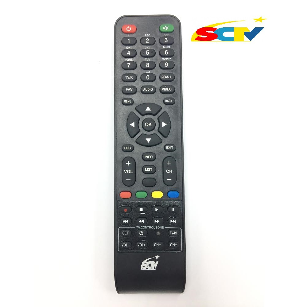 Remote điều khiển truyền hình cáp sctv mẫu 1 remote sctv
