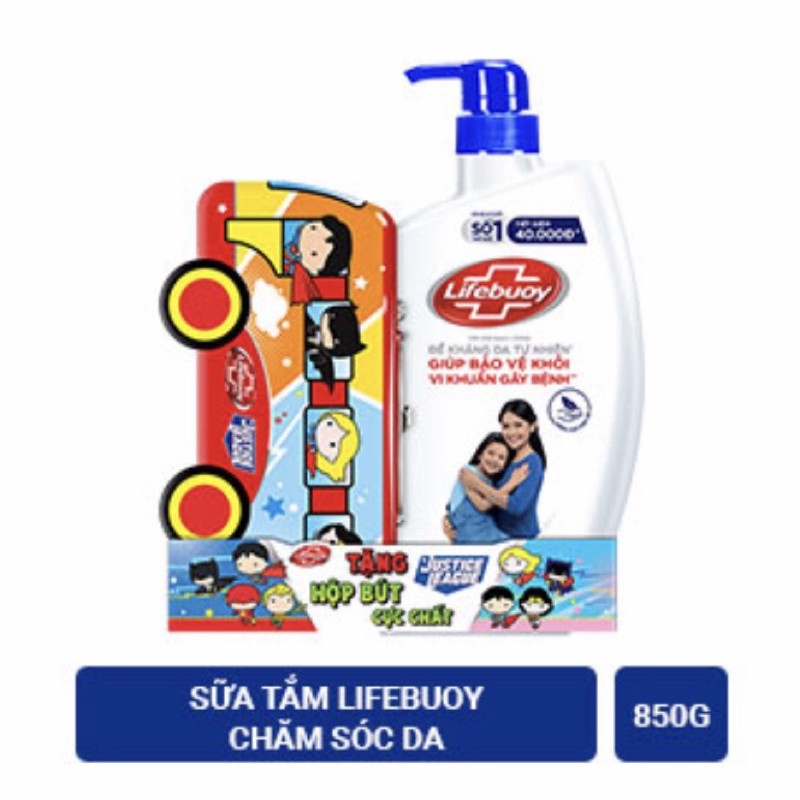 Sữa tắm Lifibouy xanh chăm sóc da 650g