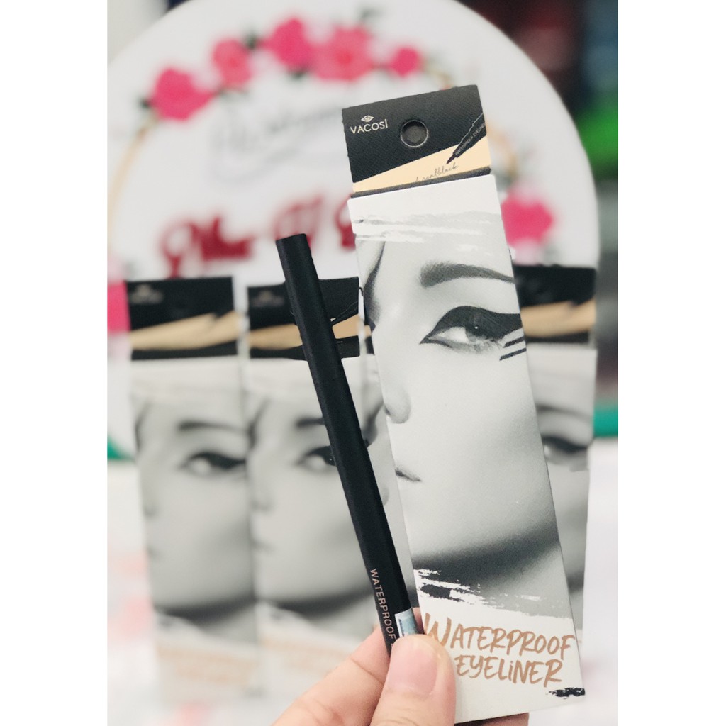 Kẻ mắt nước không trôi Vacosi waterproof pen eyeliner 5ml , cam kết hàng đúng mô tả, chất lượng đảm bảo, an toàn cho người sử dụng