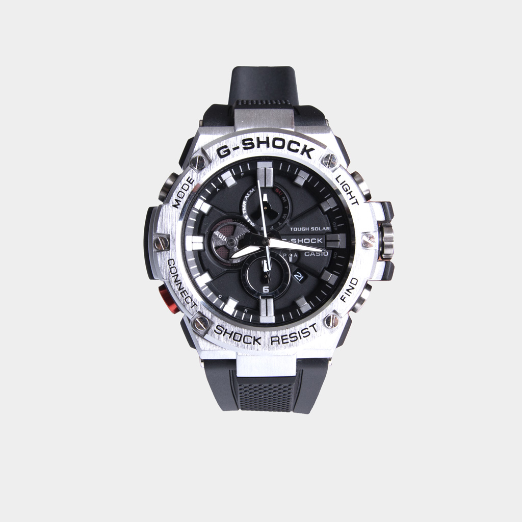 Đồng hồ thể thao thời trang nam G-shock Caiso  vỏ thép GST-B100 dây cao su sang trọng, lịch sự, chất lượng cao, giá rẻ