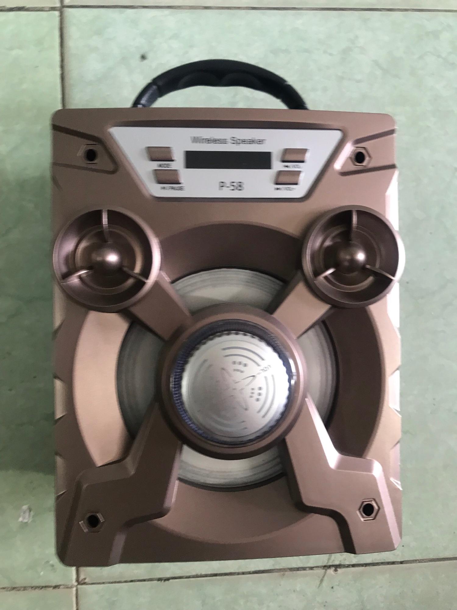 Loa bluetooth thẻ nhớ usb p-58