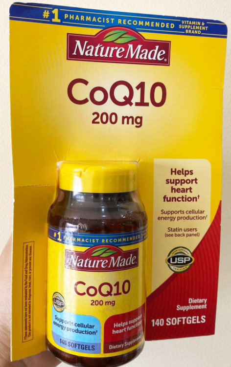 Viên uống bổ tim mạch Nature Made CoQ10 200mg -140 viên