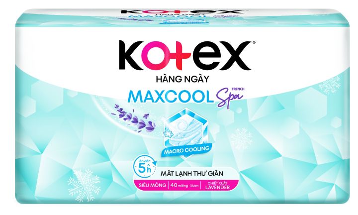 Băng vệ sinh Kotex hàng ngày Max Cool French Spa 40 miếng - Nếp shop