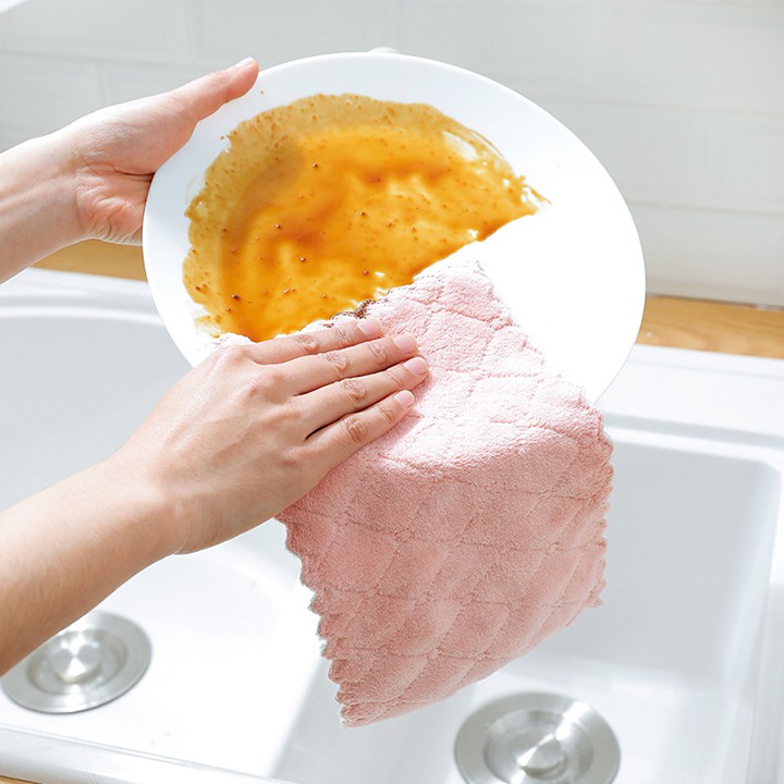 Khăn lau bếp 2 mặt tiện lợi sạch sẽ - Khăn lau bếp đa năng, khăn rửa chén