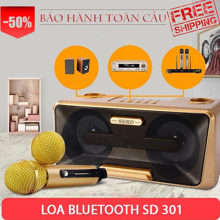 Micro Karaoke Hát Hay Như Ca Sĩ - Loa Hát Karaoke SD 301 Hay nhat 2020, Bộ Loa Karaoke Bluetooth Kèm Mic Cao Cấp - BH 12 THÁNG