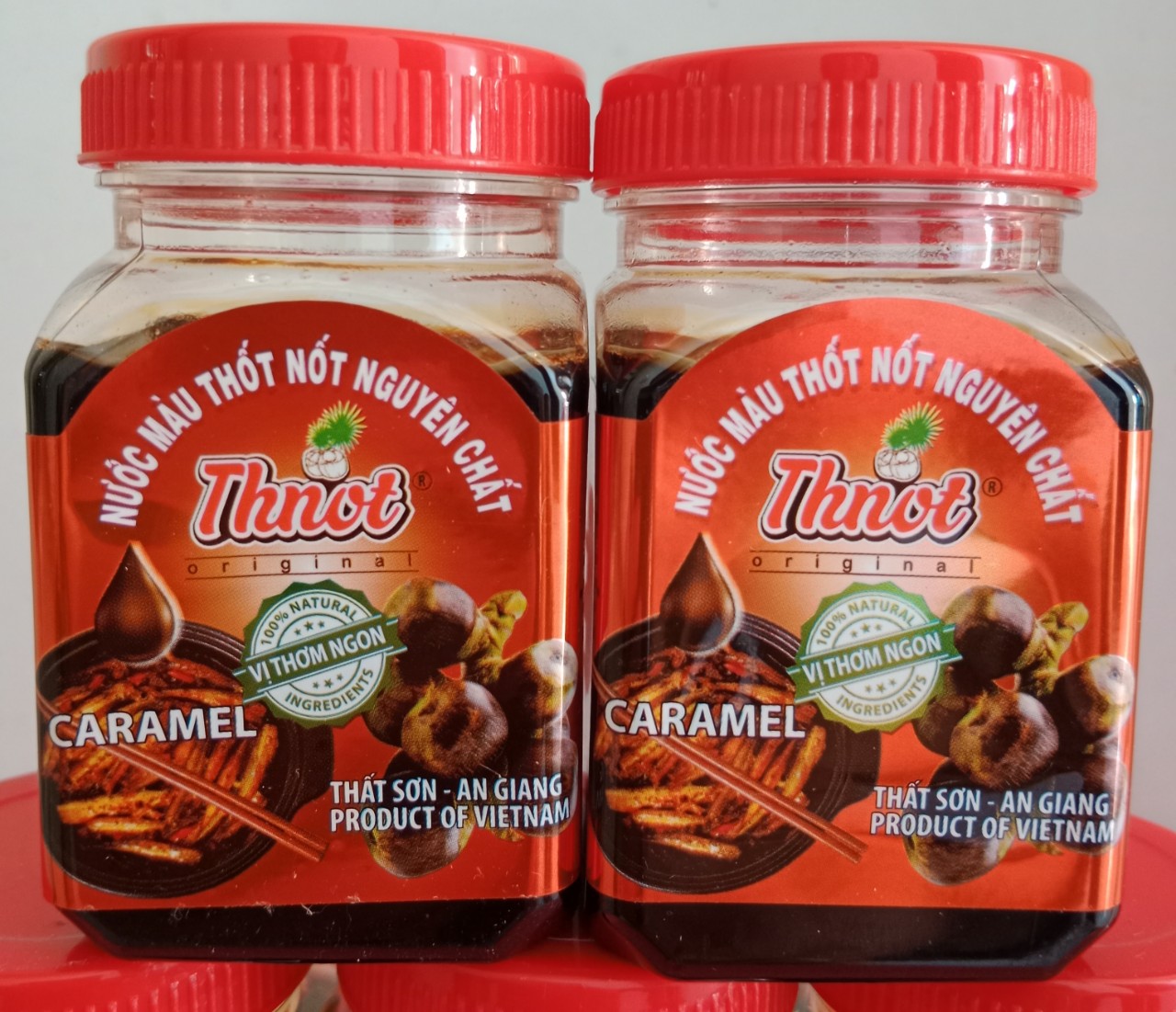 2 Hủ Nước Màu Thốt Nốt Nguyên Chất 130ml/hủ