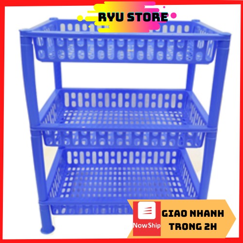 [HCM]Kệ chén ❤️????????❤️ Kệ nhựa đựng chén ly -  3 Tầng Tiện Lợi