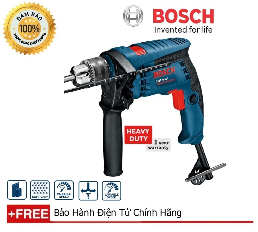 Máy khoan bosch gbm 13 re hộp giấy
