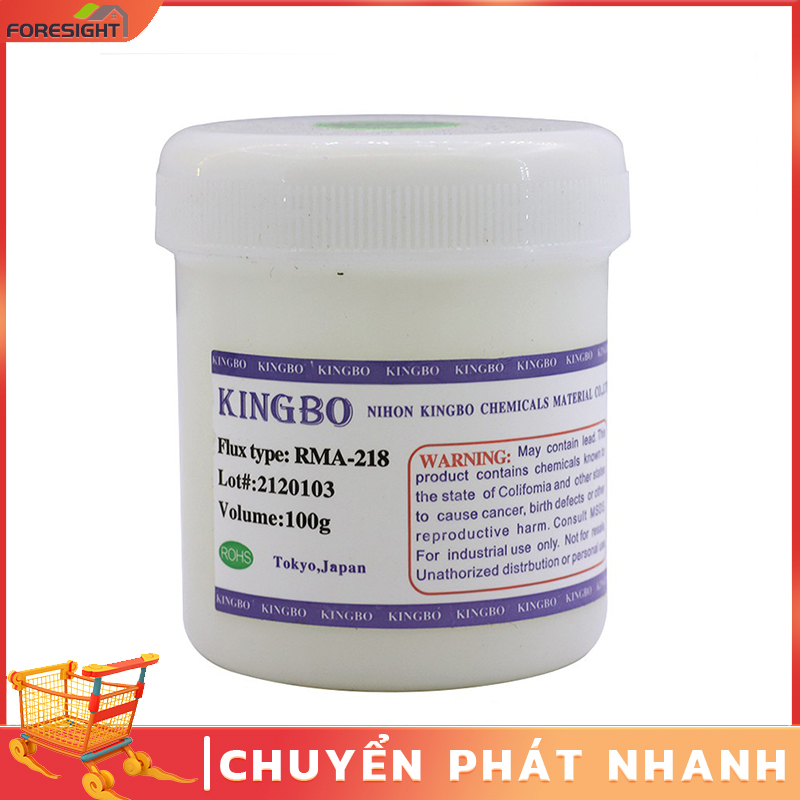 Mỡ hàn thiếc, dung dịch trợ hàn kingbo 100g cao cấp