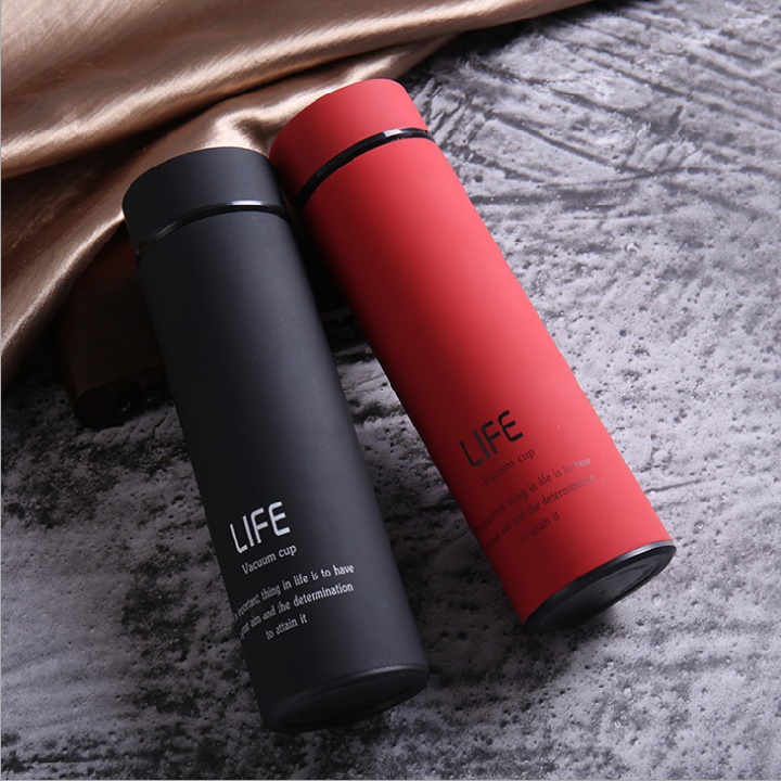 Bình giữ nhiệt 500ml LIFE Vancuum cup - Inox 304 - Có lưới lọc