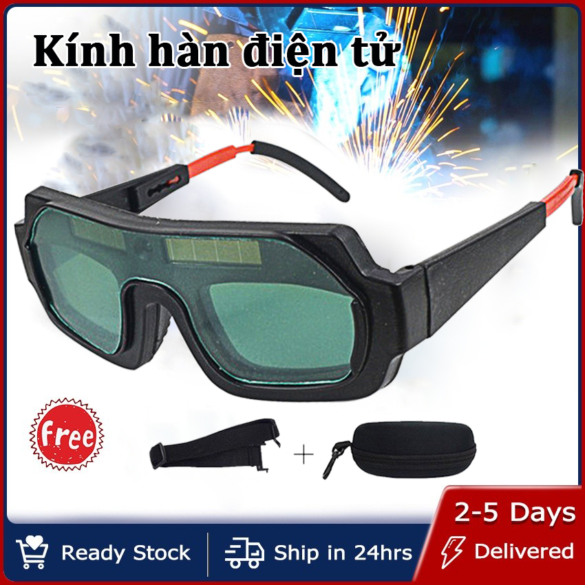 Kính Hàn Tự Động Bóng Tối Tự Động,Kính hàn điện tử,tự động làm tối chống chói, bảo vệ mắt,Kính hàn tự động cao cấp.