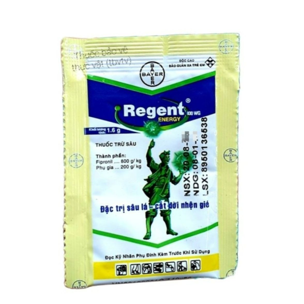   Combo 100 gói 💖 Thuốc trừ sâu Regent 1,6g 800WG 💎Hàng hết date - Đặc trừ bọ trĩ  kiến  gián  đuông dừa  bọ ve chó  sâu cuốn lá  sâu tơ 