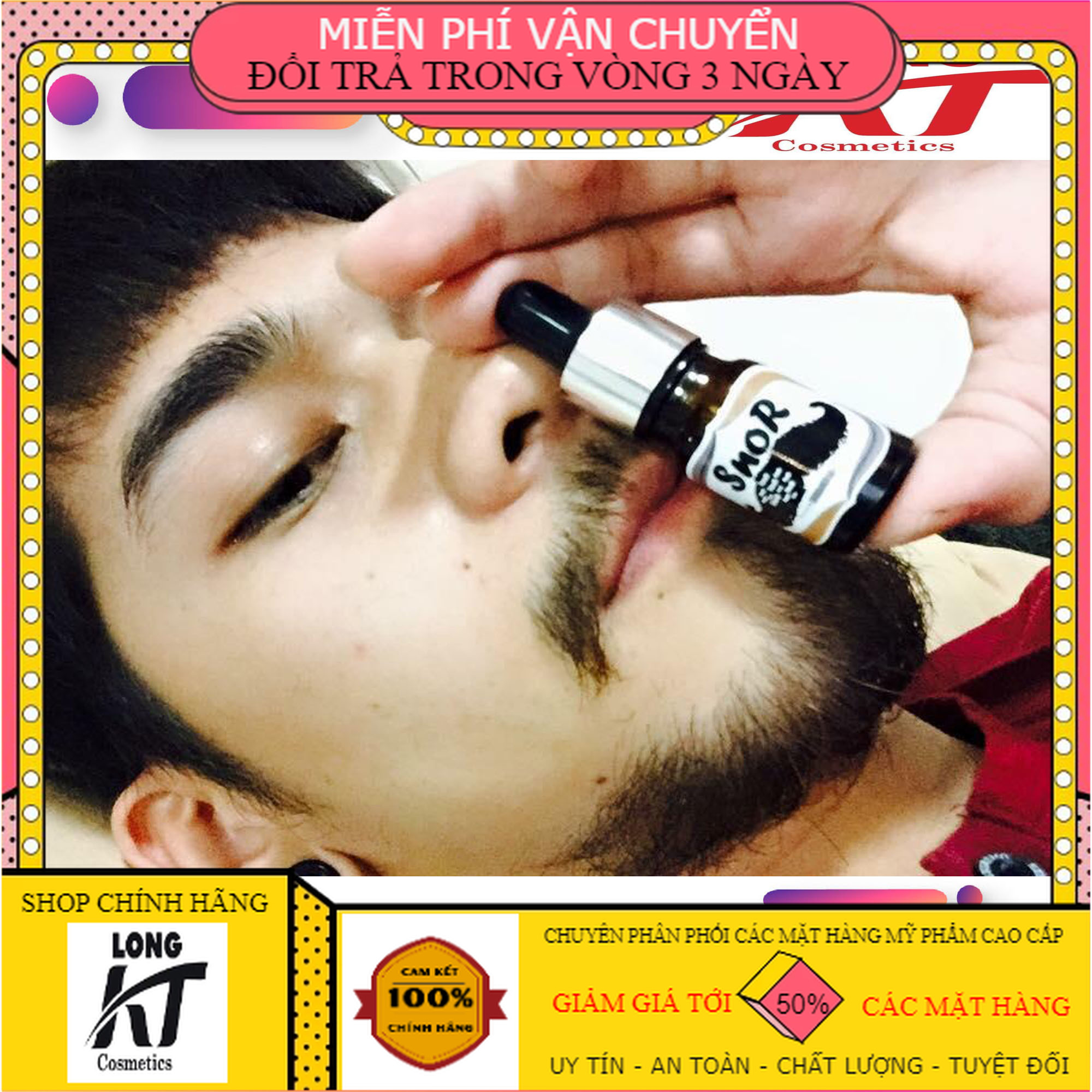 Hàng thái lan - serum kích mọc râu, lông mi,lông mày snor