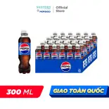 [SALE 8.8] Thùng 24 Chai Nước Ngọt Có Gaz Pepsi (300ml/chai)