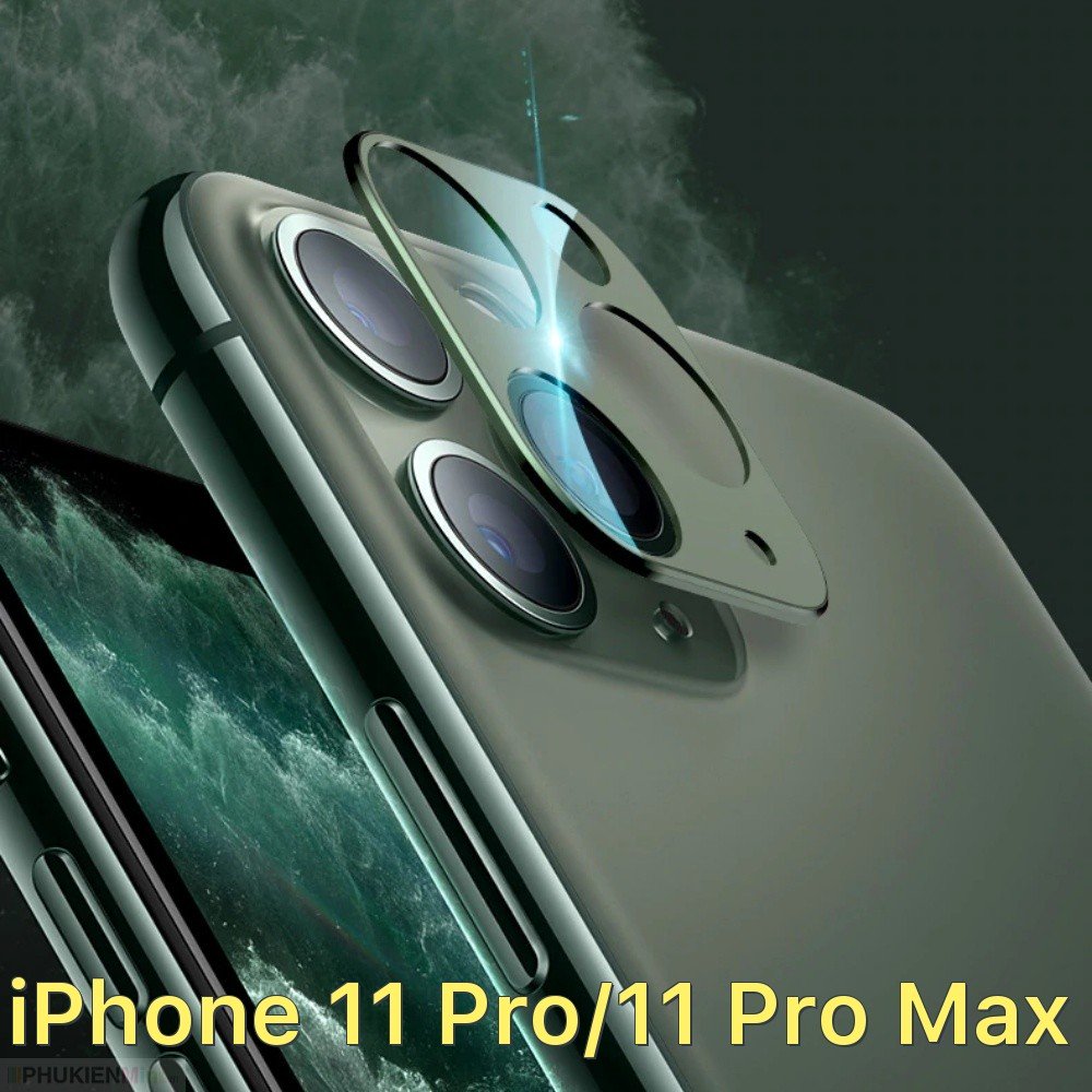 Viền hợp kim kèm kính Totu bảo vệ camera lồi cho iPhone 11 Pro/11 Pro Max