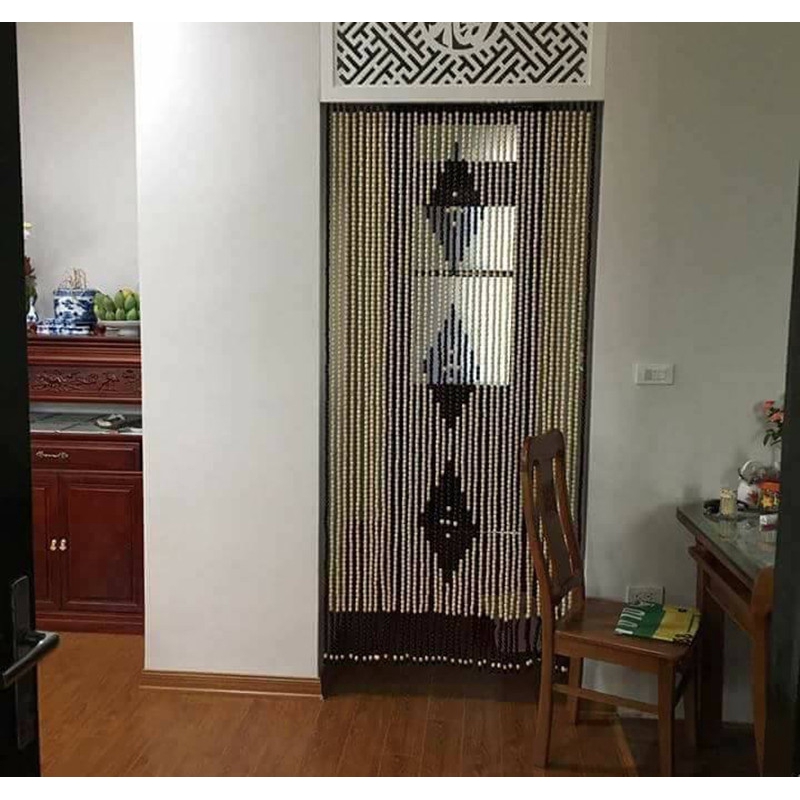 Rèm hạt gỗ cao cấp xuất khẩu kích thước 200cm x 80cm