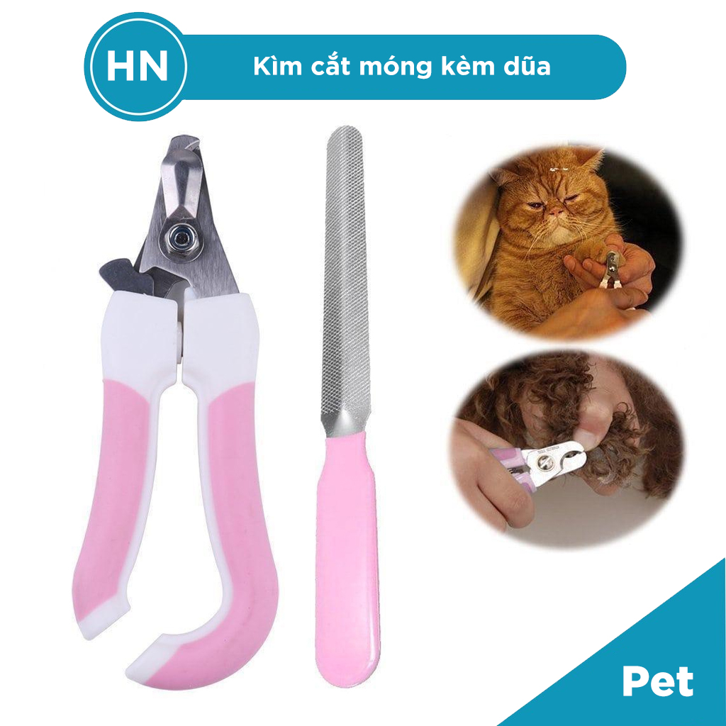 Bộ Kềm Cắt Và Dũa Móng Size Nhỏ Cho Thú Cưng Chó Mèo - Phụ Kiện Cho Thú Cưng