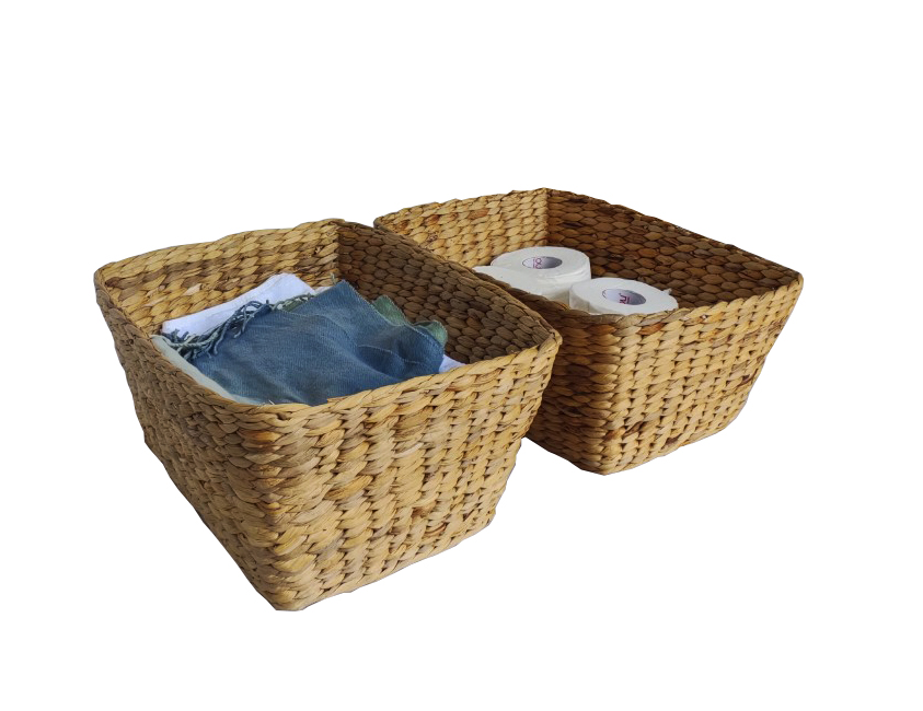 Giỏ lục bình đựng đồ nhà tắm nhà bếp handmade đan thủ công