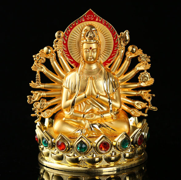 Tượng Quan Âm để xe ô tô 2 hướng